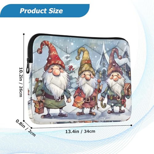 Funda para portátil 13-14 pulgadas impermeable con diseño de gnomos miniatura 3