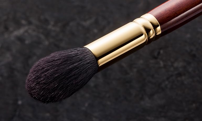 BISYODO Long Series Highlight Cheek Brush - Round Type, Brown