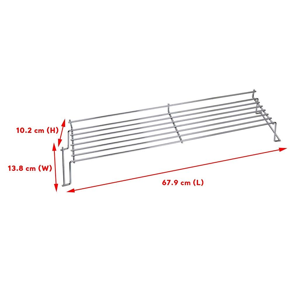 Denmay 65054 67,9CM Edelstahl Warmhalterost für Weber Genesis 300 Series E320 E330 S310 S320 S330 (2007-2016), passt Nicht für Genesis II/LX 310/340