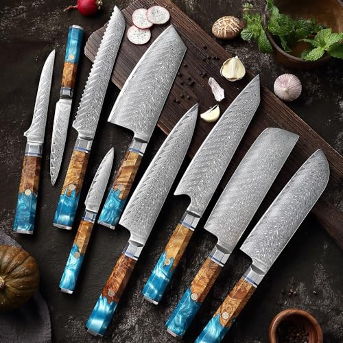 Set Cuchillos Cocina 9 Piezas Acero Inox miniatura 6