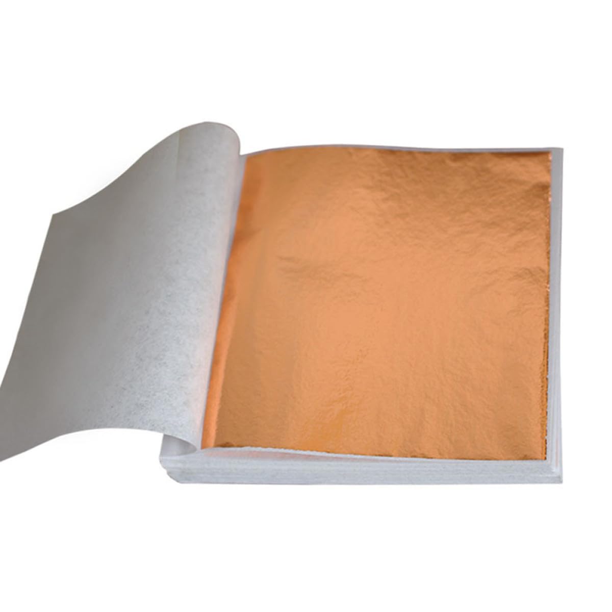 STOBOK 600blätter Imitationsblattgold Papier Gold Und Gold Für Maniküre Basteln Kunst Gilding Und Dekoration Für Projekte Möbel Und Makeup