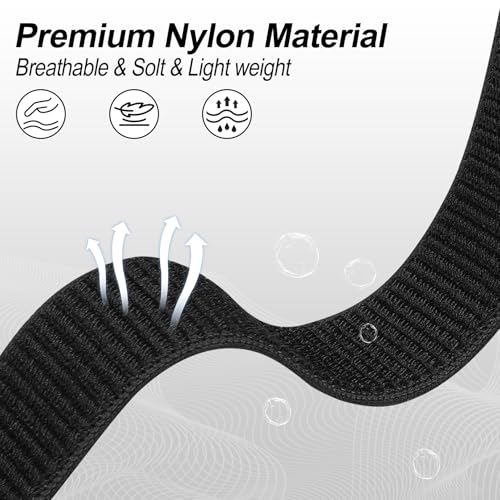 Correa de Nylon para Garmin 22mm Hook y Loop miniatura 2