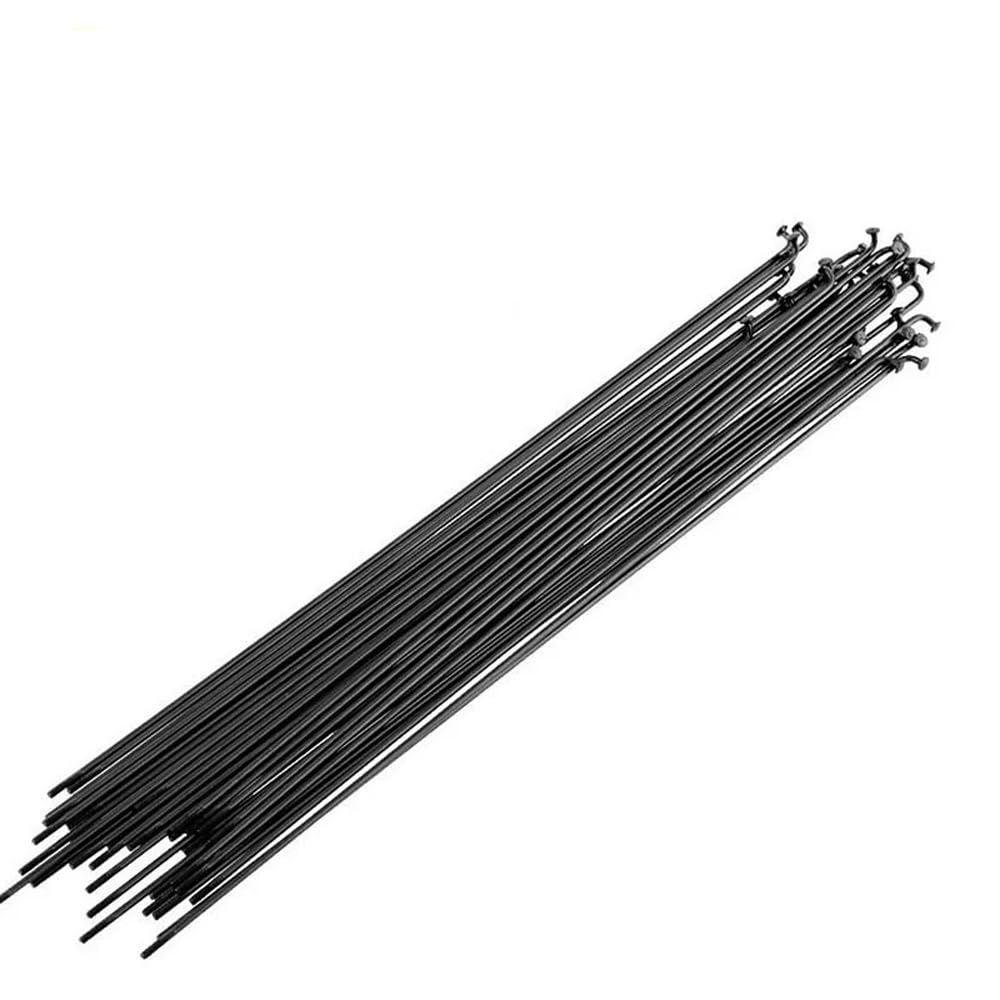Flessibile Nero 170mm-290mm Bici Da Strada Per La Bicicletta Raggi In Acciaio Inox Raggi Nippli Ciclo Raggi