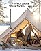 Obqer Sauna Hot Tent Stove, Camping Wood Burning Stove with 8 Stainless Chimney Pipes, Portable Folding Wood Stove for Tent, Outdoor Heating, Cooking, Ice Fishing, Hunting