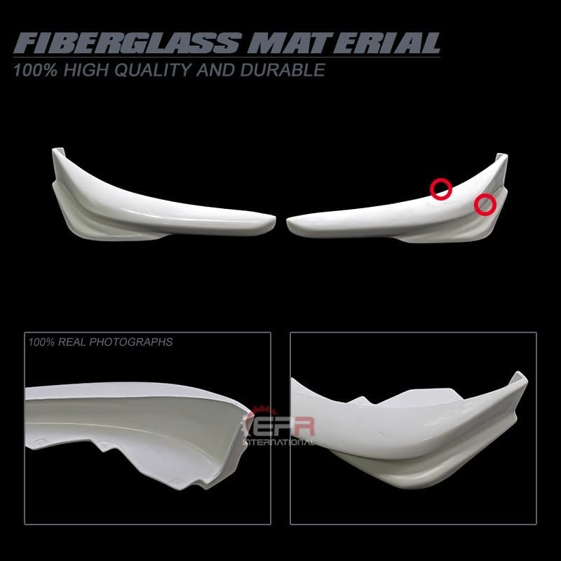 For Suzuki ZC32S Swift Sport M16A MS Type Front Bumper Lip FRP Unpainted