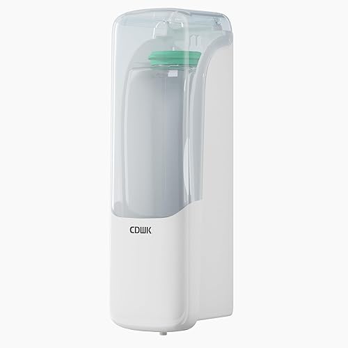 Dispensador de jabón de manos para baño, dispensador de jabón de baño de 10 fl.oz10.1 fl oz, montaje en pared, dispensador de desinfectante de manos
