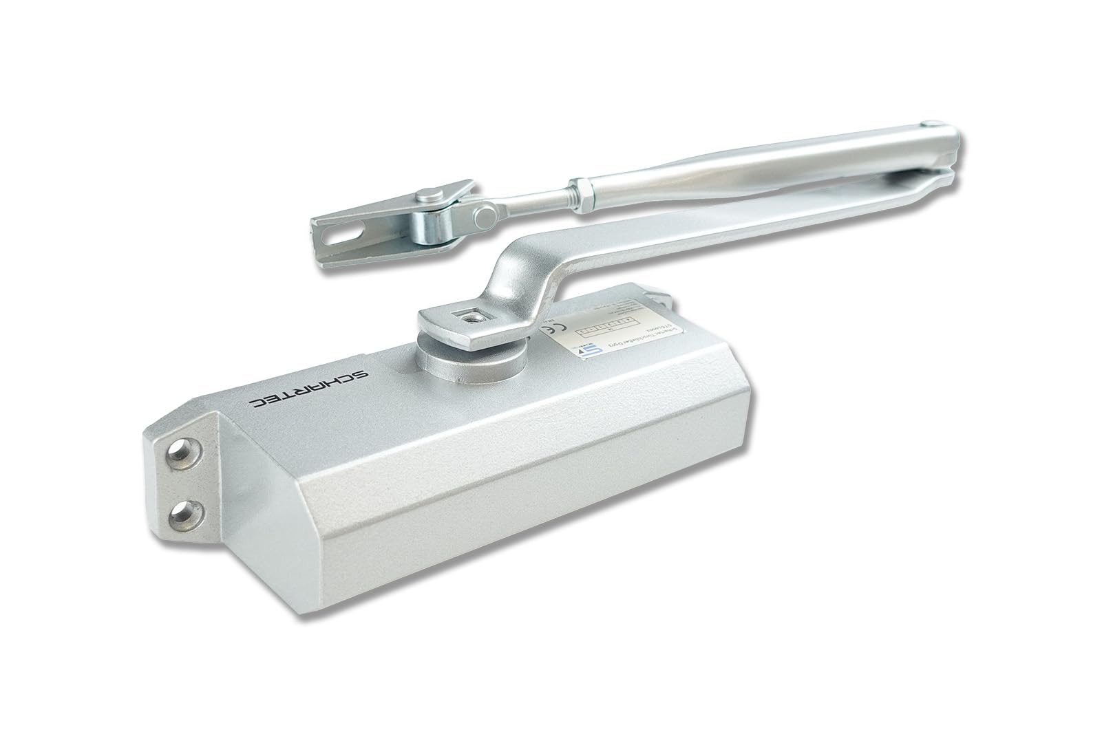 SCHARTEC Door Closer D503 up to 65 kg and 95 cm Width Automatic Top Door Closer Hydraulic Adjustable for Interior Door