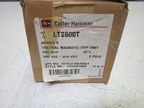 CUTLER HAMMER LT2600T THERMAL MAGNETIC TRIP UNIT 600A 600VACNEW IN A BOX