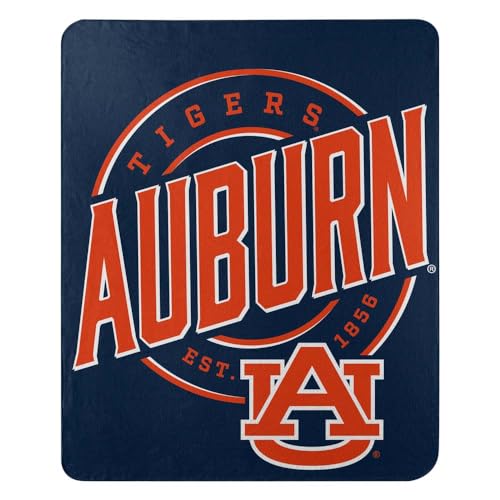 Northwest NCAA Auburn Tigers Unisex-Adult Fleece Throw Blanket, 50" x 60", Campaign