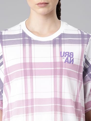 Image of XTEP Women Tomorrow Reboot - Reset Forward Urban Casual T-Shirt - Multi Color