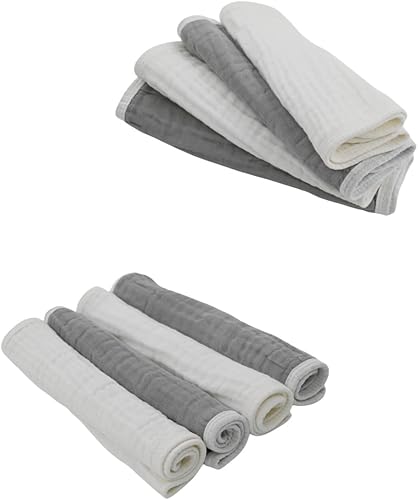 Miniatura 61 de Synrroe Paños de muselina grandes para eructos, paños de muselina para bebés niñas y niños, paquete de 10 extraabsorbentes y suaves de muselina, 6