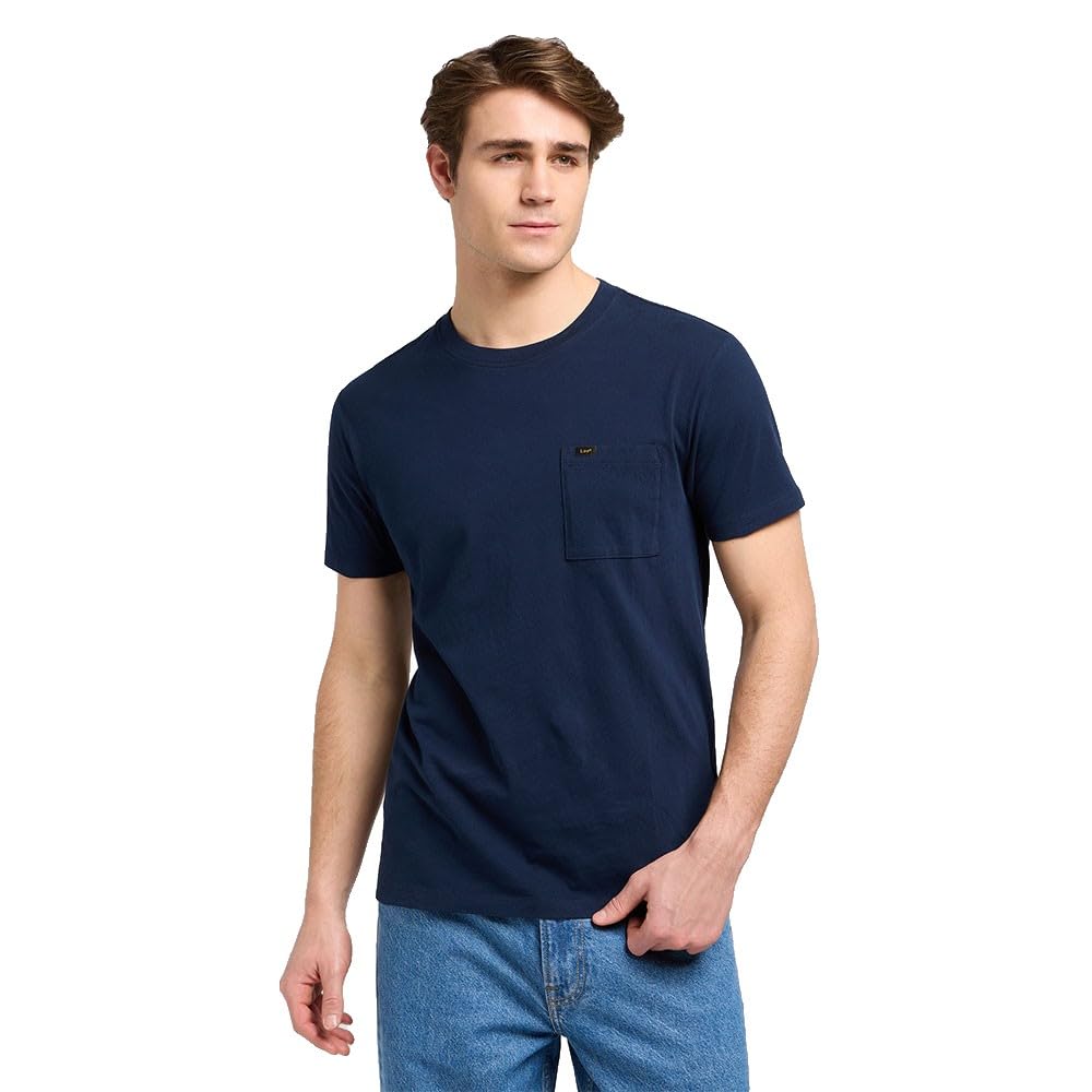 Lee Ultimate Pocket Tee, Rivet Navy, XXL