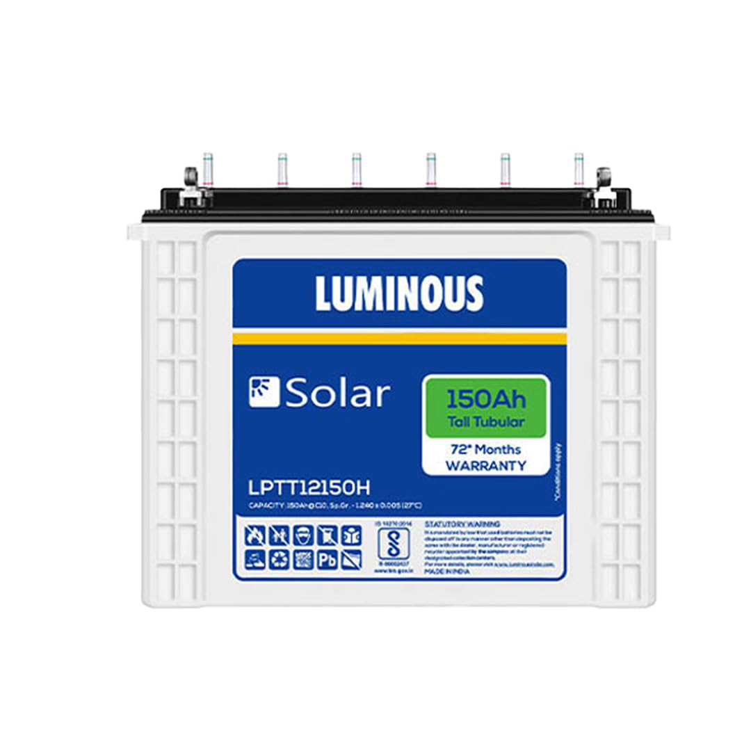 Luminous LPTT12150H 150Ah Tall Tubular Solar Battery