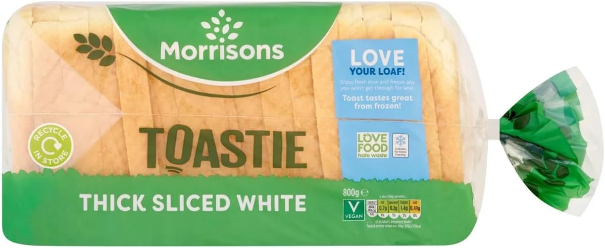Morrisons White Toastie 800g