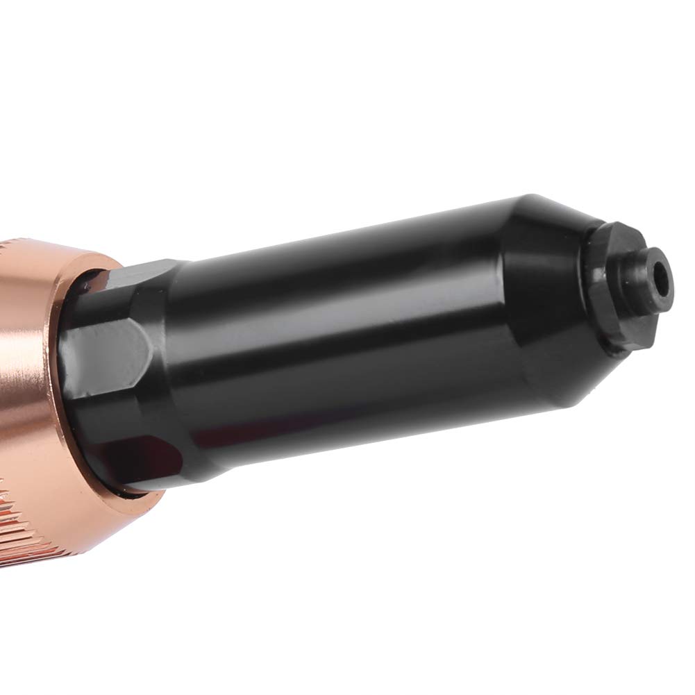 FTVOGUE Nitownica Pneumatyczna Nitownice Pneumatyczne Typ Hydrauliczny Skok 20 Mm Siła 18,0 KN Siła od 5 do 7 Bar Obrotowe Uniwersalne Złącze do Mocowania Podwozia Szafki z Rurami Metalowymi