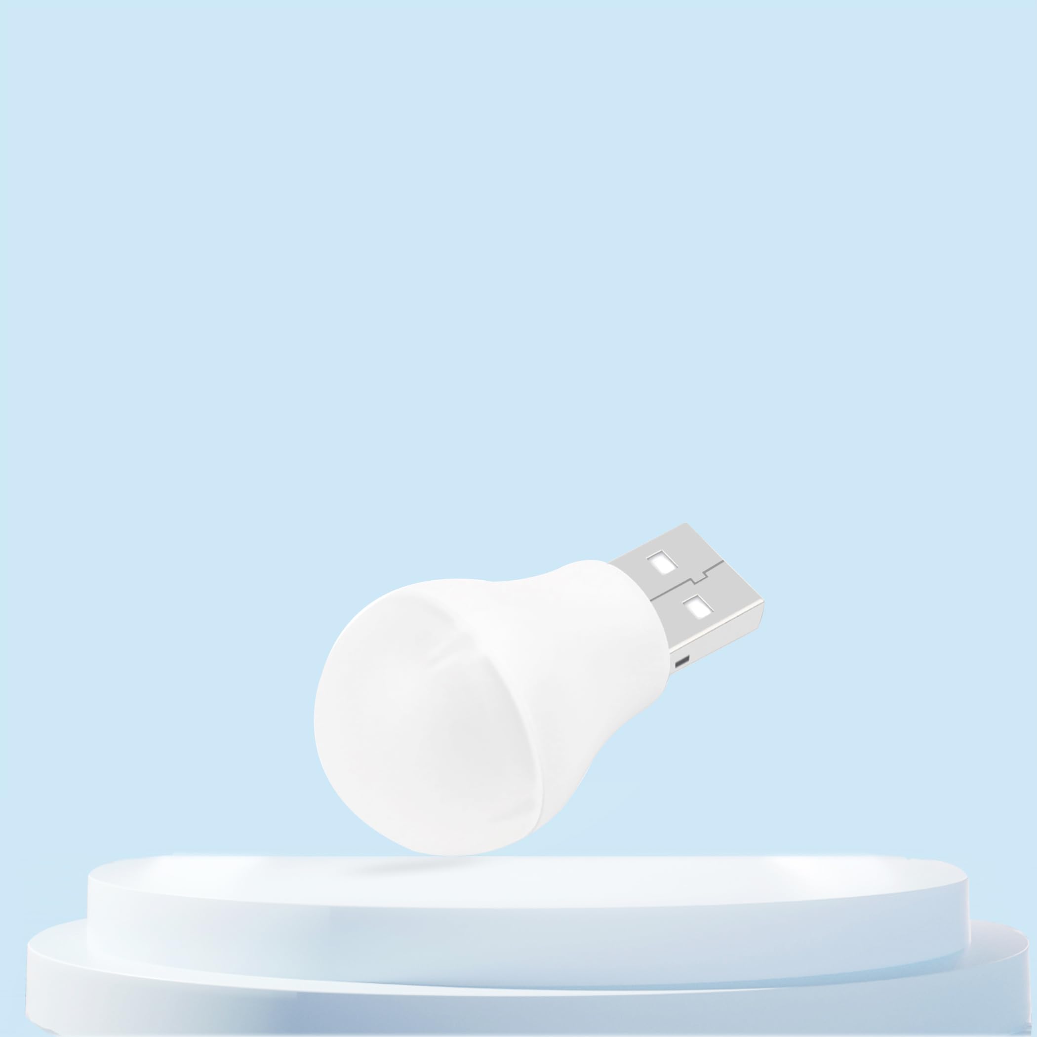 Vagocom 6Pack USB Night Light LED Plug in Night Light Mini USB Light Bulb Small Led Light for — view 6