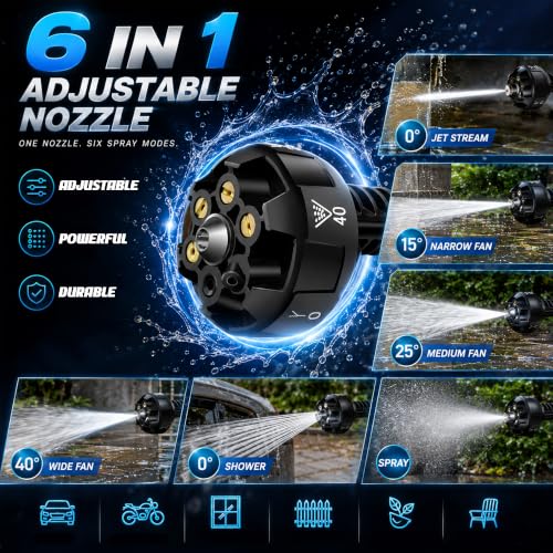 Image of WT CW20-24, 20V Cordless High Pressure Washer, 24 Bar Max Pressure, 3.3L /Min Flow Rate, 2 x 2.0Ah Li-Ion Batteries & Fast Charger, 6 Months Warranty