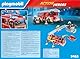 PLAYMOBIL City Action 9463 Feuerwehr-Leiterfahrzeug mit Licht und Sound, Ab 5 Jahren