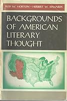 Backgrounds of American Literary Thought 0130562912 Book Cover