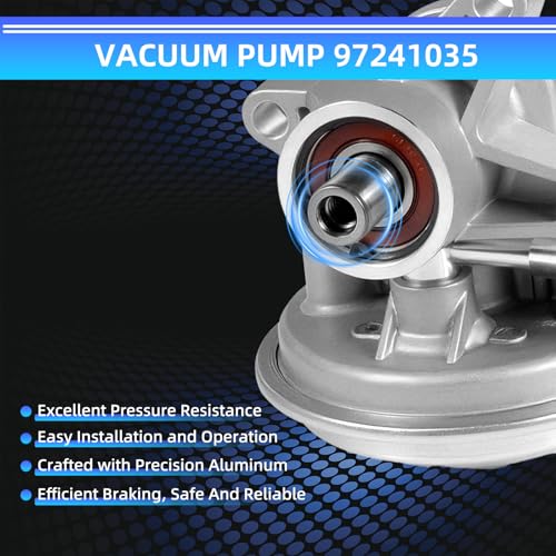 Bomba de vacío 904-862 con polea para Isuzu NPR/NPR-HD (1995-2020), motores L96, LQ4, L31 — Reemplaza 8972410351, 97241035, 904-862 miniatura 4