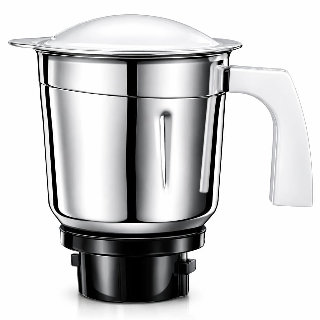 100% Compatiable for Zodiac, Steele Mixer Grinder (1 Litre) | Replacement for preethi Zodiac Mixer Jar | Preethi Steele Mixer Jar | 1 Year Guarantee (1 Litre)