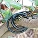 3-Pack Ultra-Realistic Rubber Snakes for Halloween Decorations, Garden Bird Scare, Pranks – Large Fake Black Mamba Toy (47” & 31.5”) – Durable Outdoor/Indoor Props
