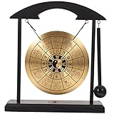 JOINPAYA ユニークな十二支ゴング装飾品 コンパクトサイズのテーブルゴングオーナメント ブロンズ合金製 家庭用デスクトップ装飾 音響効果のあるインテリアアクセサリー