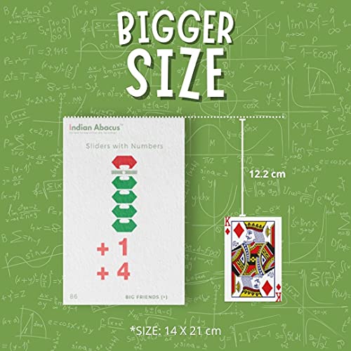 Image of Abacus Flash Cards for Kids- 150+ Cards - 300+ Sides - Learn Numbers, Counting and Improve Retention & Recall Skills for All Ages - Fun Learning and Educational Flashcards