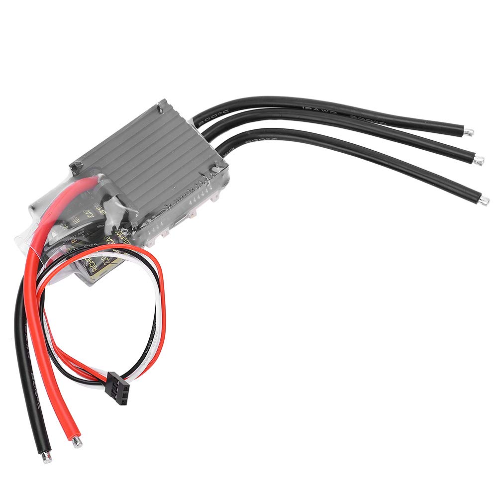 FTVOGUE Elektryczny Regulator Prędkości Aluminiowy Anodowany Grzejnik Mini FSESC4.20 50A Moduł ESC dla Robota Elektroniczny z Kompaktowym Kontrolerem Rozpraszającym Ciepło