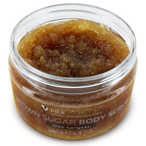 PraNaturals Bruine Suiker Bodyscrub - Natuurlijke Exfoliërende Bodyscrub - Verwijdert Voorzichtig Dode, Droge Huidcellen… - Afbeelding 6