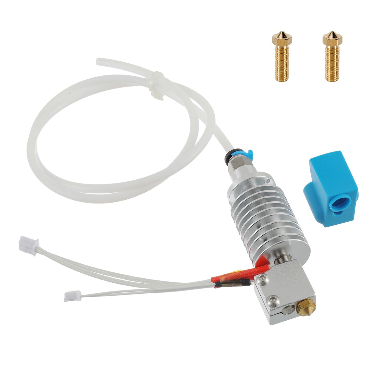 Zestaw hotend Vyper drukarka 3D z 1 silikonowymi skarpetami i 2 dyszami 0,4 mm do Vyper, Kobra Max, Kobra Plus