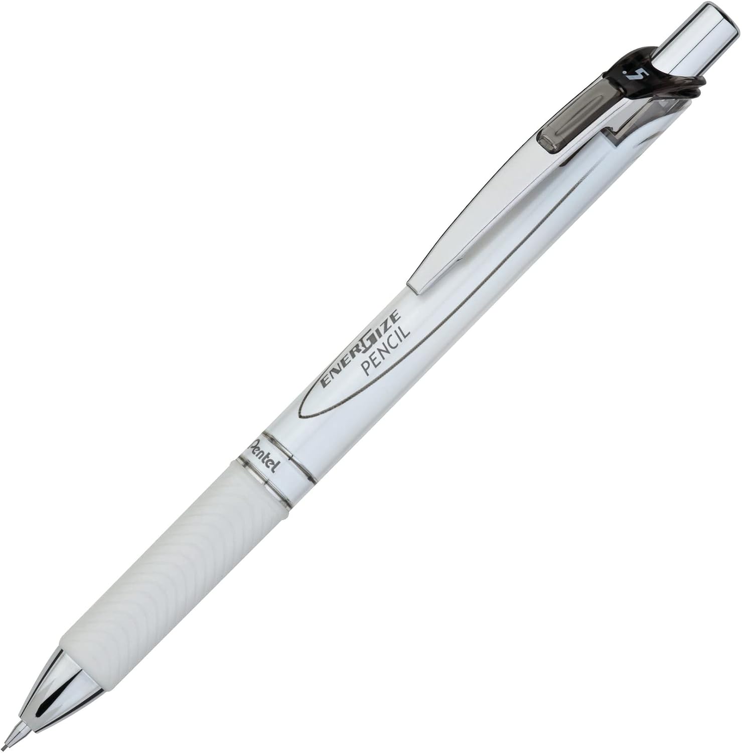 Pentel EnerGize Automatic Pencil with Lead and Erasers, 0.5mm, Assorted, 2 Pack (PL75LEBP2)
