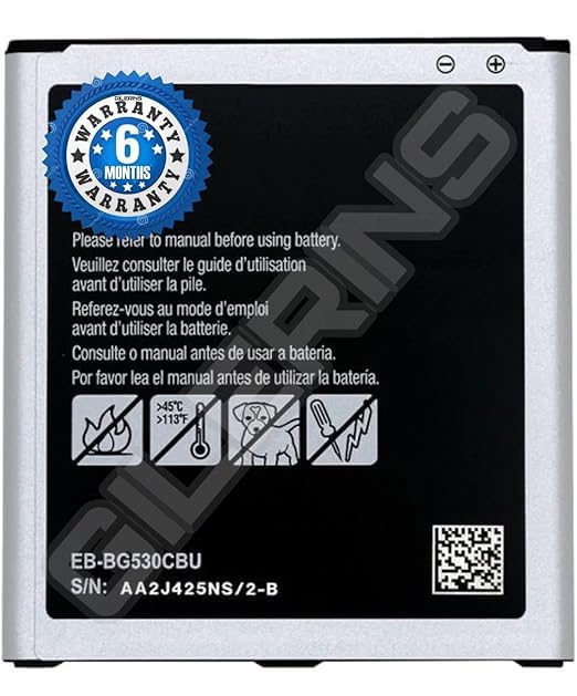 Image of Original EB-BG530BBE Battery for Samsung Galaxy J2 Pro / J5 / On5 / J3 / J3Pro / SM-G532F / SM-J3110 J3109 J500FN SM-J5009 G530FZ SM-G5308W Battery with 6 Month warrenty** (GG113)