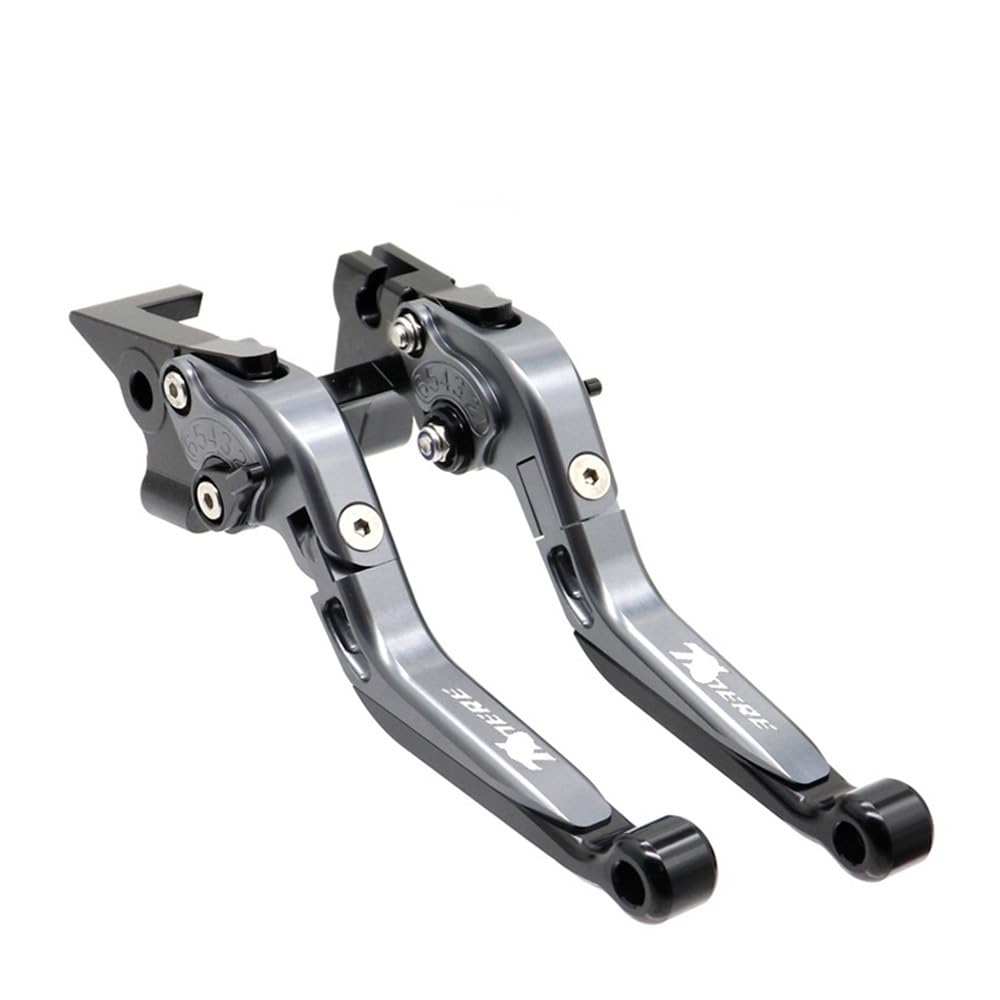 Vhhdsshso B Motorcycle Clutch Rake Lever For Ya&Maha Tenere 900 700 Motorcycle Adjustable Extendable Foldable Rake Clutch Levers