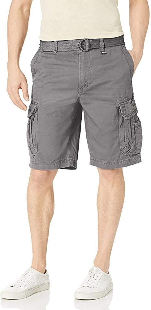 krystle Men's & Boy's Regular fit Stylish Cotton Cargo Shorts (Light Grey)-picture-34