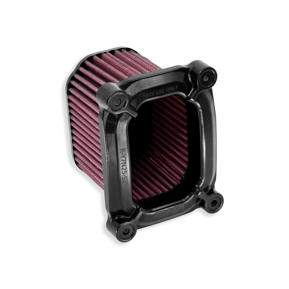 DNA Filtro de aire deportivo de alto rendimiento Stage 2 compatible para Yamaha MT-07 (2025) con un aumento del flujo de aire del 44.67% PN: R-Y7N25-S2
