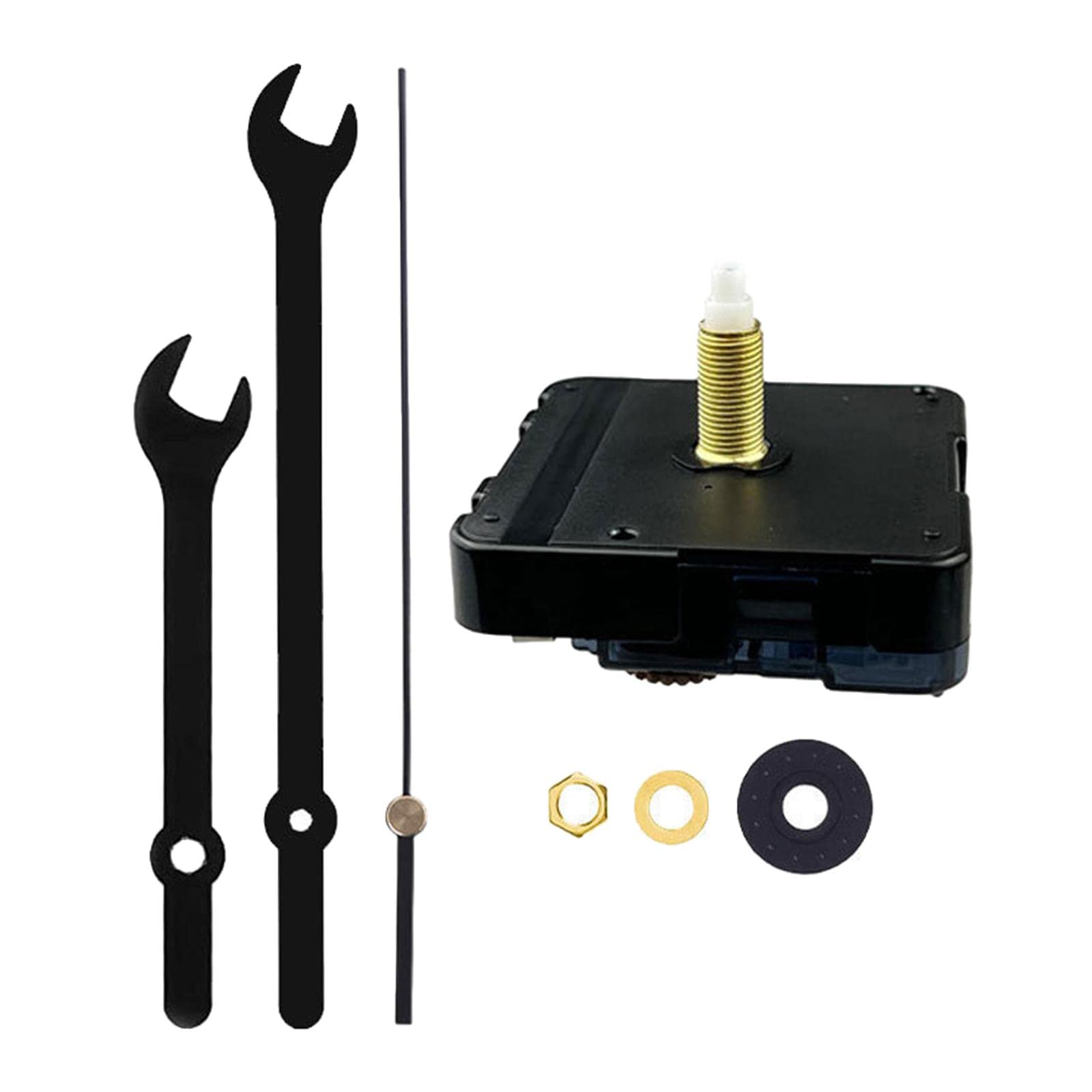 Wall Clock Movement Mechanism High Torque Kit for DIY Replacement Parts 28mm Shaft Black|Home & Garden | Home D?©cor | Clocks | Replacement Parts & Tools-image-27