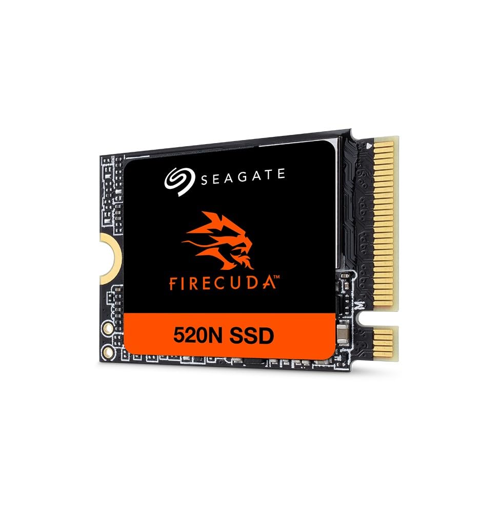 Seagate FireCuda 520N SSD 2TB SSD - M.2 2230-S2, PCIe Gen4 ×4 NVMe 1.4, speeds up to 5000MB/s, Compatible with Steam Deck, Microsoft® Surface, Laptop, with Rescue Services (ZP2048GV3A002)