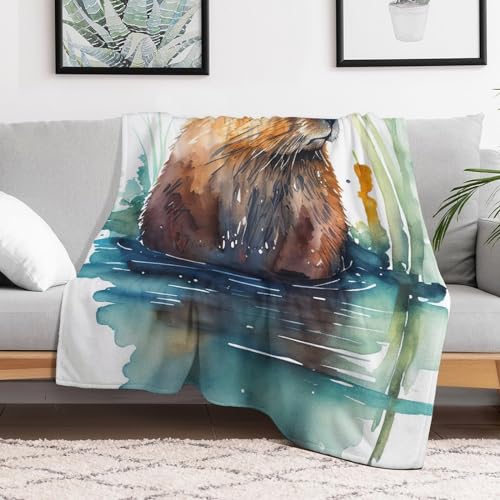 Manta de franela para sofá, colcha ligera estampada de 100x130 cm para invierno 3