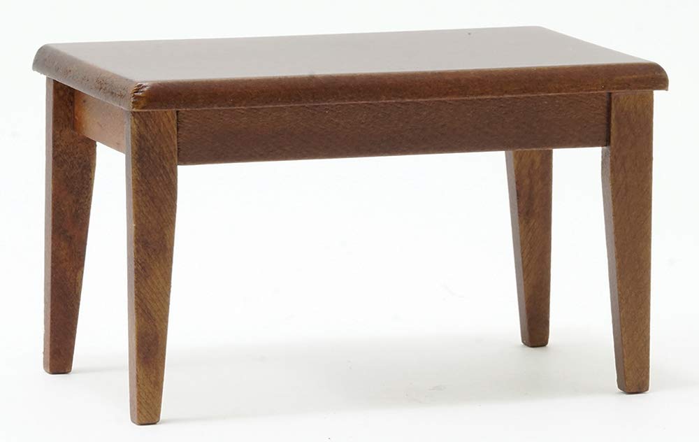 Classics by HandleyDollhouse Miniature Rectangular Kitchen Table,Walnut