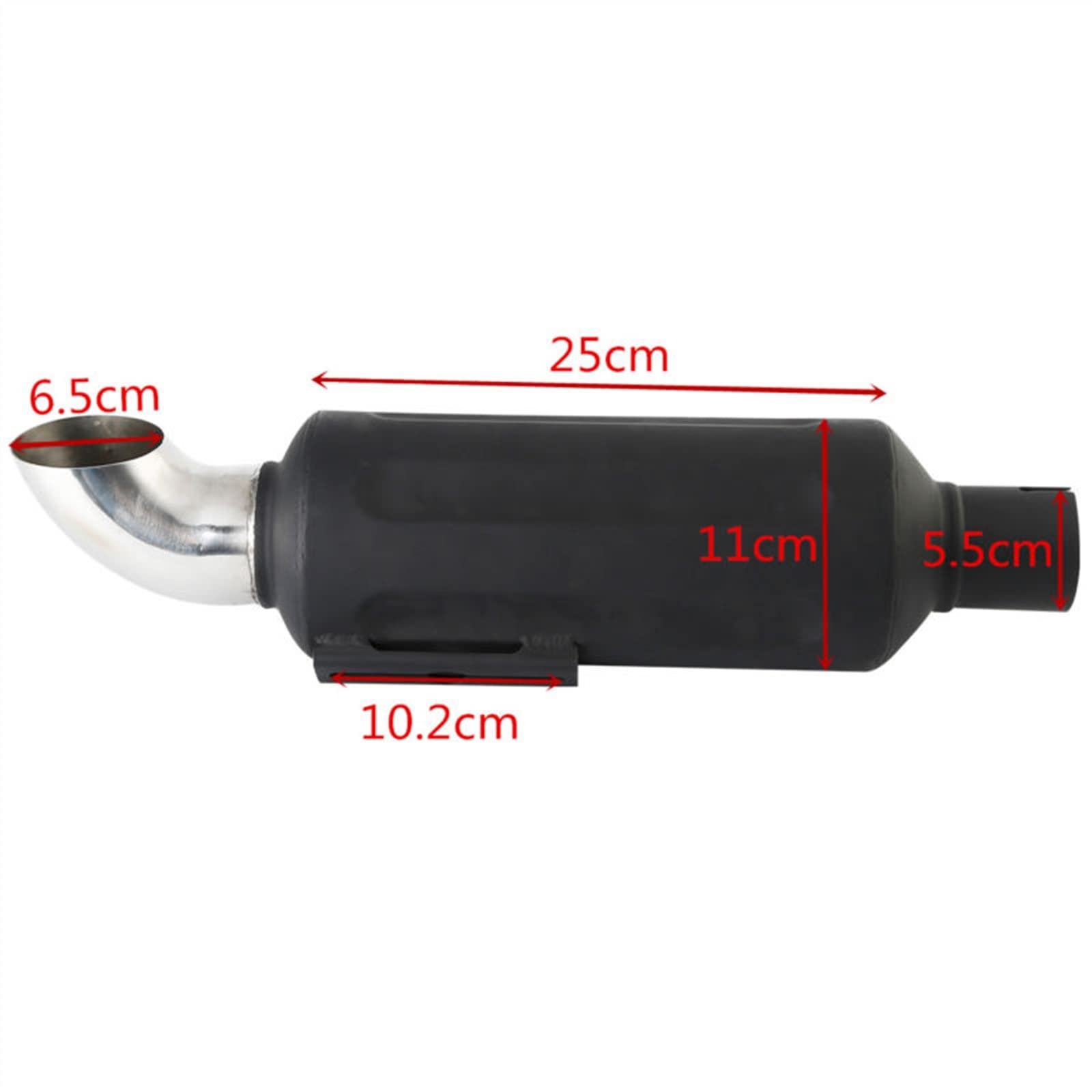 Moto Tubo di Scarico Silenziatore Moto Tubo di Scarico Nero Parti per H&Arley Street 500 750 2015 2016 2017 2018