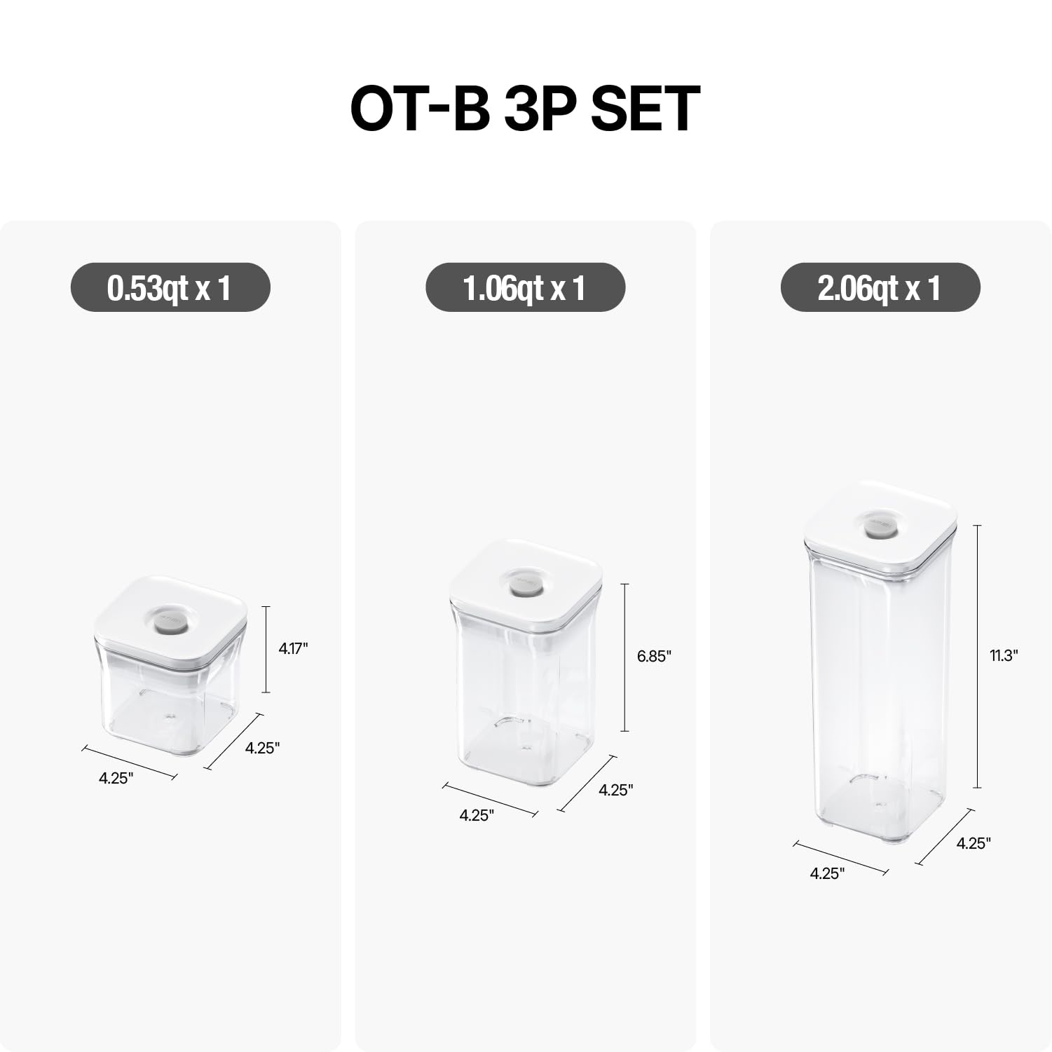 VAKUEN Premium Luftdichte Frischhaltedosen, Smart One-Click Seal Deckel, ohne Scharniere, patentiertes Doppelsilikon-Futter, 100% auslaufsicher, spülmaschinen-, gefrier- und mikrowellengeeignet