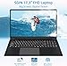 SGIN Laptop, 17 Inch Laptops Computer, Intel Celeron Quad-Core Processor(Up to 2.5GHz), with 4GB RAM 128GB SSD, 1920 * 1080 IPS Display, Mini HDMI, Wi-Fi, Type-C, 8000mAh Battery