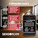 Sensorcon Inspector 2 Industrial Pro Portable Carbon Monoxide Detector – Intrinsically Safe CO Detector with 24-hr TWA & Programmable Visual, Audio & Vibration Alerts