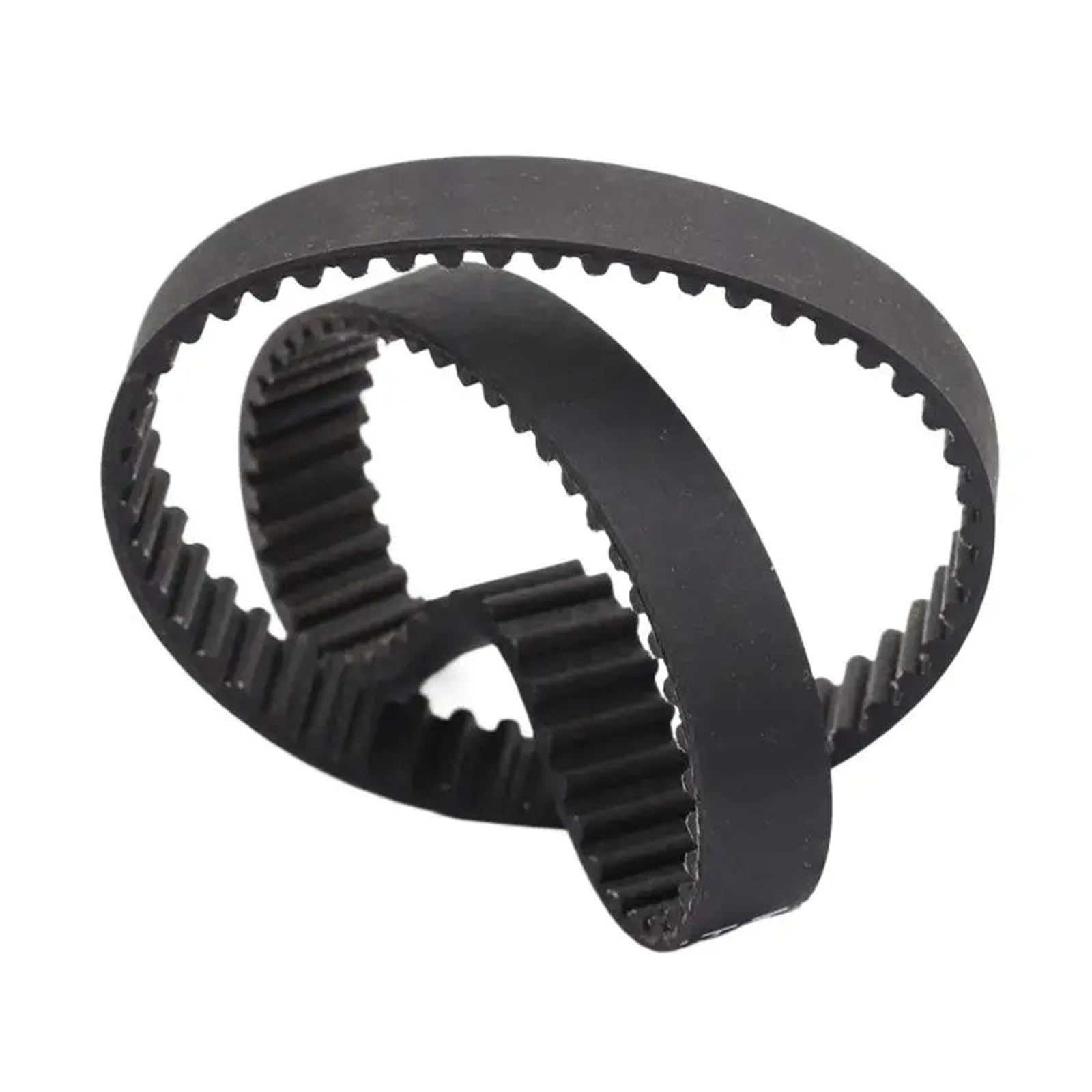 2 pezzi HTD3M-378 Larghezza 6mm Cinghia sincrona in gomma con denti ad arco, passo 3mm Cinghia dentata ad anello chiuso per trasmissione di potenza, lunghezza totale 378mm(dente 126