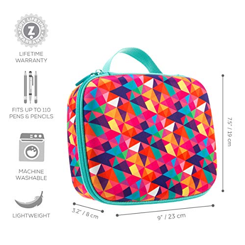 ZIPIT Colorz Big Pencil Case/Pencil Box/Storage Box, Colorful
