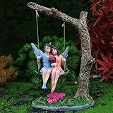Wetufin Couples Statues Funny Garden Miniature Statues Resin Figurines Decorations Fairy Garden Accessories for Boyfriend Girlfriend Miniature Landscape Garden Desk Valentine's Day Gifts