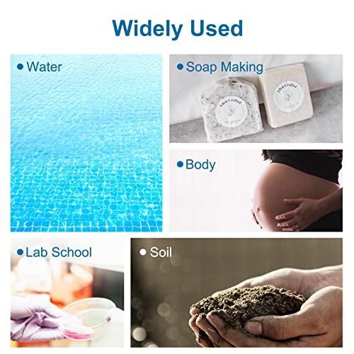 Drenoyic Ph Test Strips - 4.5 To 9 (200 Ct) Universal Acid Alkaline Litmus Paper Testing Strips For Water, Urine And Saliva, Soap, Soil, Diet Ph Monitoring, And So On #TOP4