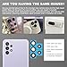 3 Pack Galaxy A32 5G Back Rear Camera Lens Glass Replacement, Back Camera Lens with Tempered-Glass Lens Protector for Samsung A32 5G, Included Instruction Manual, Toolkit