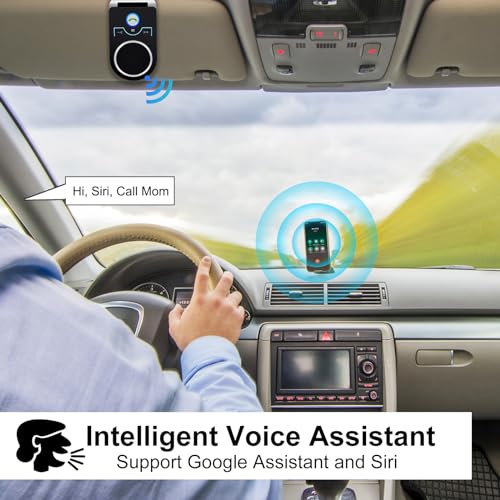 Wodgreat QMT825 Hands Free Cell Phone Car Kit, Bluetooth Car Speaker thumb #2